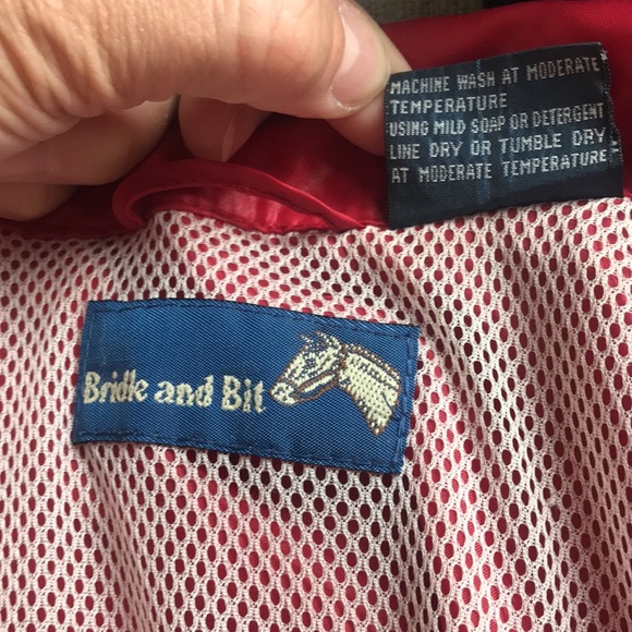 ⭐️VINTAGE⭐️Bridle and Bit Riding Windbreak… - Picture 8 of 12